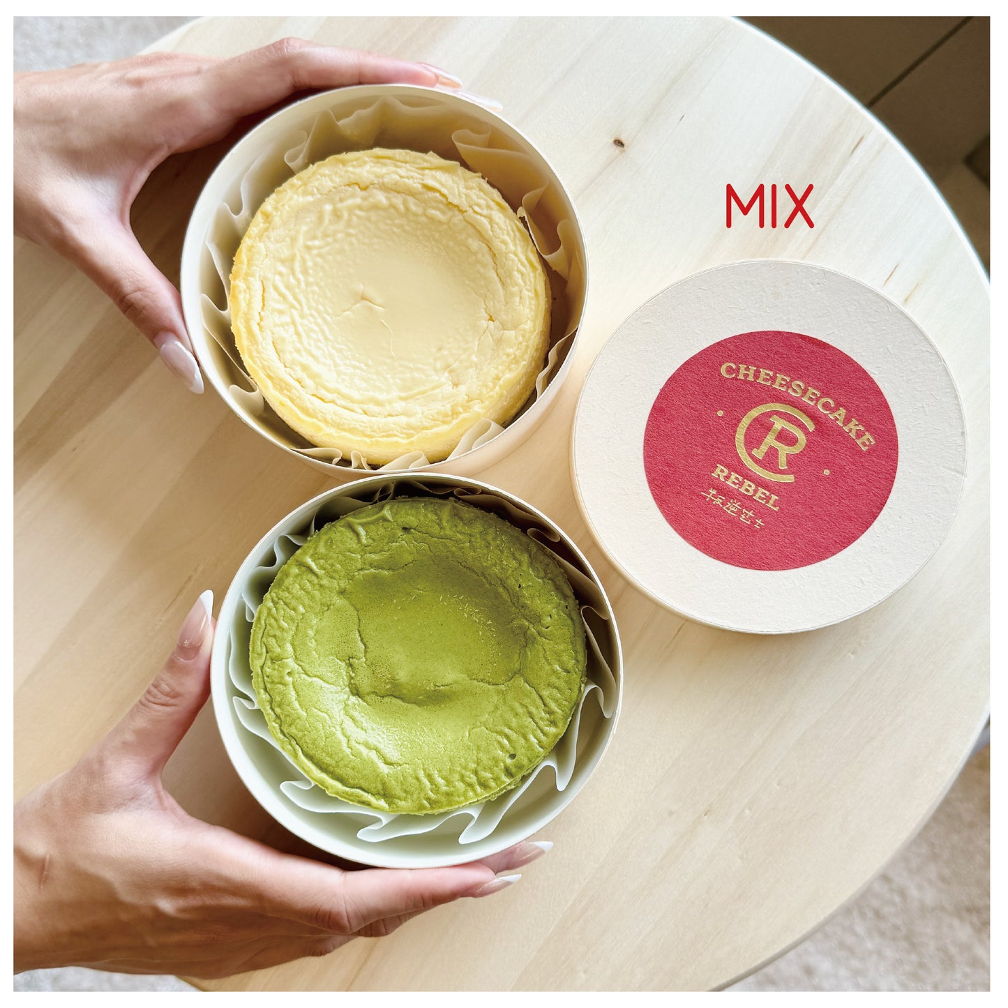 Mini 4” 原酪乳香 Original Cheese x 抹茶奶韻 Matcha Latte - 雙拼